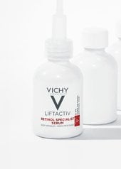 Multiple staggered Vichy Liftactiv serums