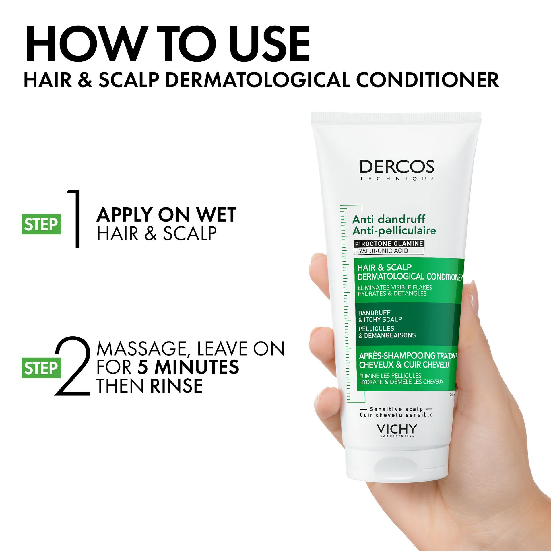 Vichy Dercos anti-dandruff dermatological conditioner